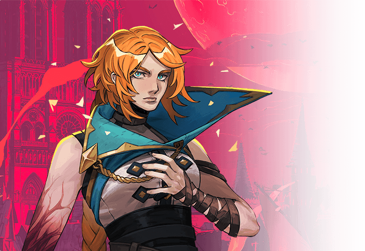 Rose Belmont official character art from Castlevania: Belmont's Curse