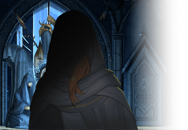 Official Sypha Belnades portrait from Castlevania: Belmont's Curse