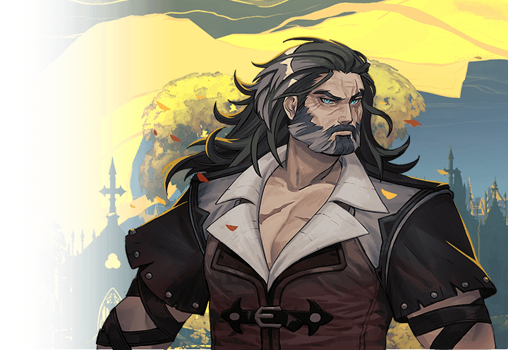 Official Trevor Belmont portrait from Castlevania: Belmont's Curse